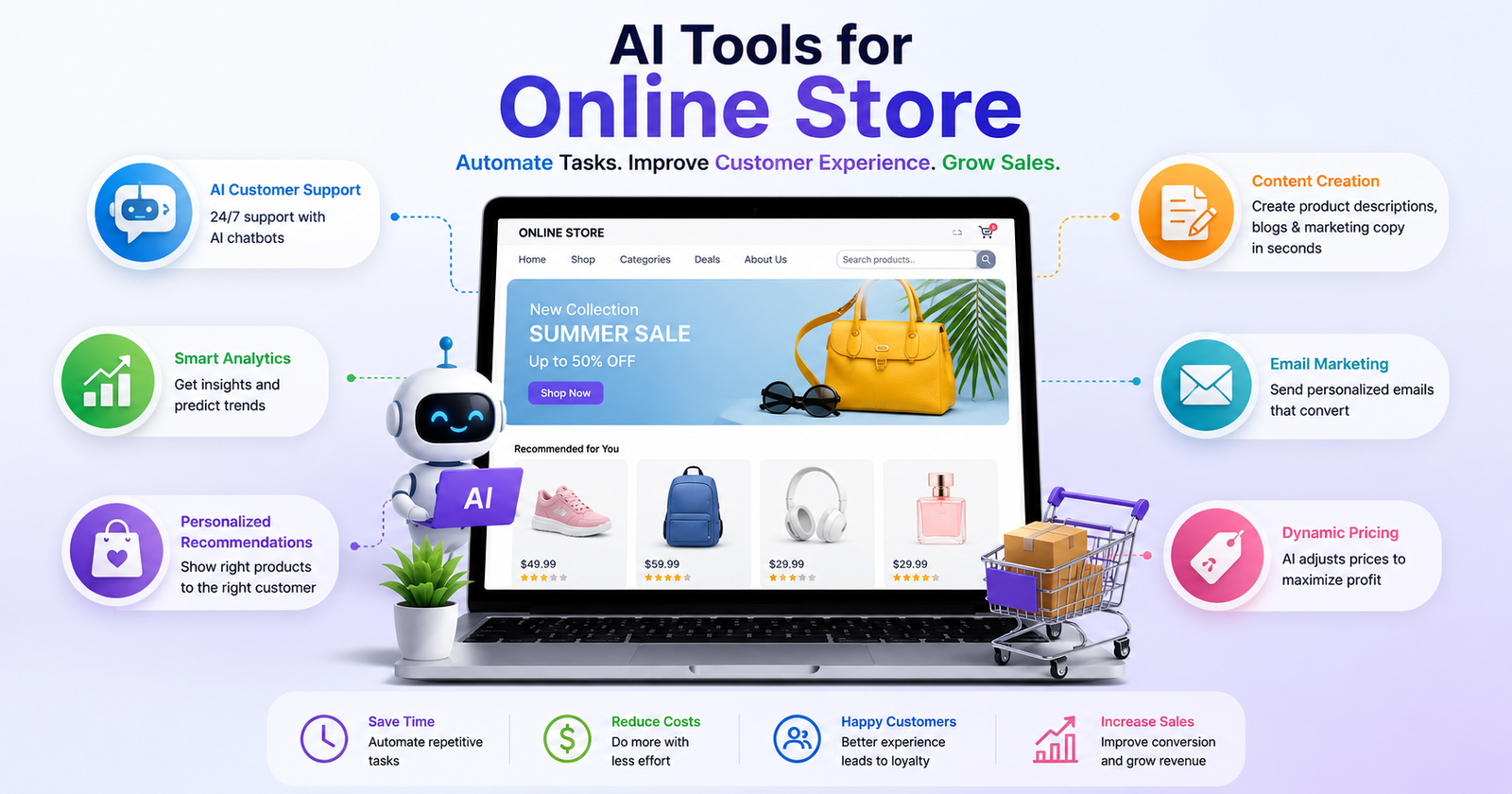 AI Tools for Online Store: A Complete Guide for Ecommerce Success