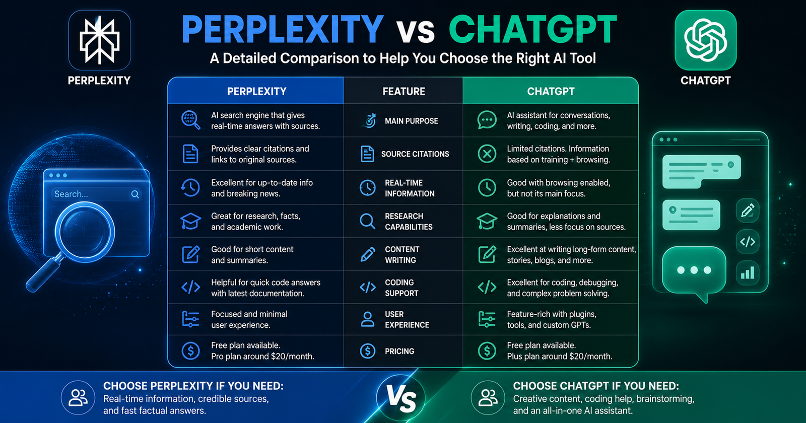 Perplexity vs ChatGPT: Which AI Tool Is Better in 2026?