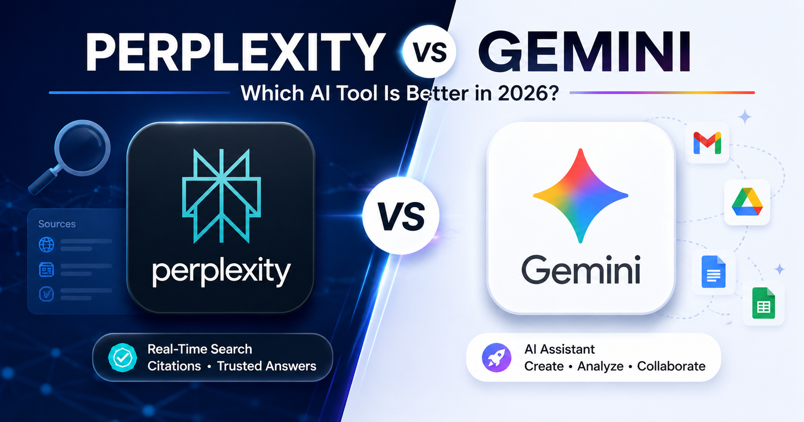 Perplexity vs Gemini: Complete Comparison Guide